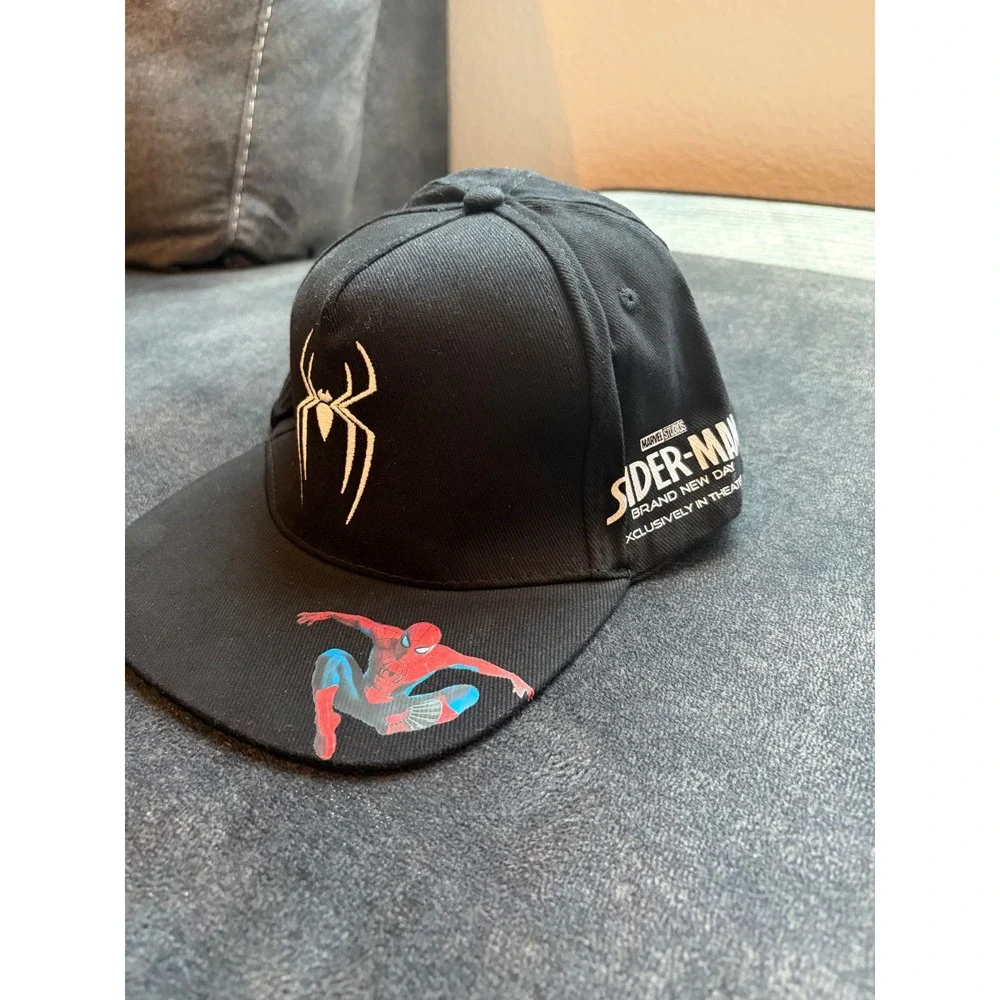 Marvel Spider-Man Brand New Day Little Caesars Promo Snapback Hat Black Cap - Picture 6 of 8